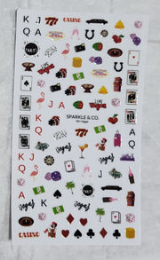 Vegas Nail Decals - Sparkle & Co